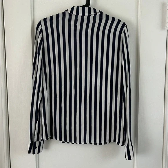 Reformation Navy and White Striped Top - Picture 4 of 4